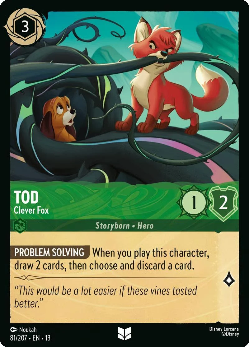 Tod - Clever Fox - 81/204 [Attack of the Vine!] [Non-Foil]