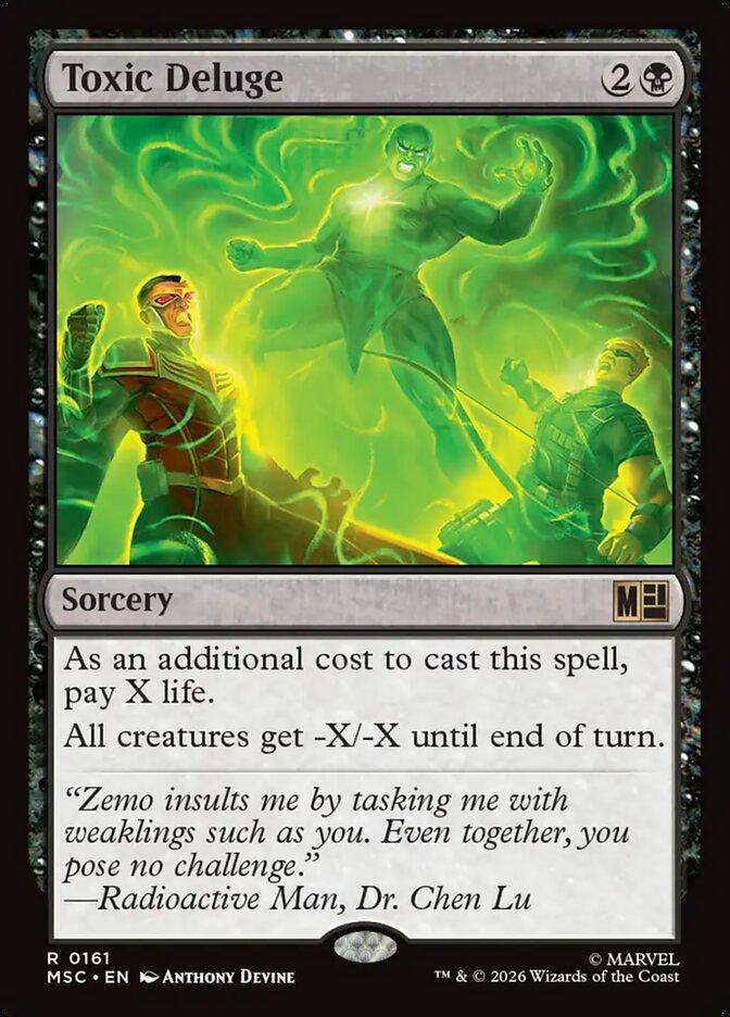 Toxic Deluge [161] [Marvel Super Heroes: Commander] [Non-Foil]