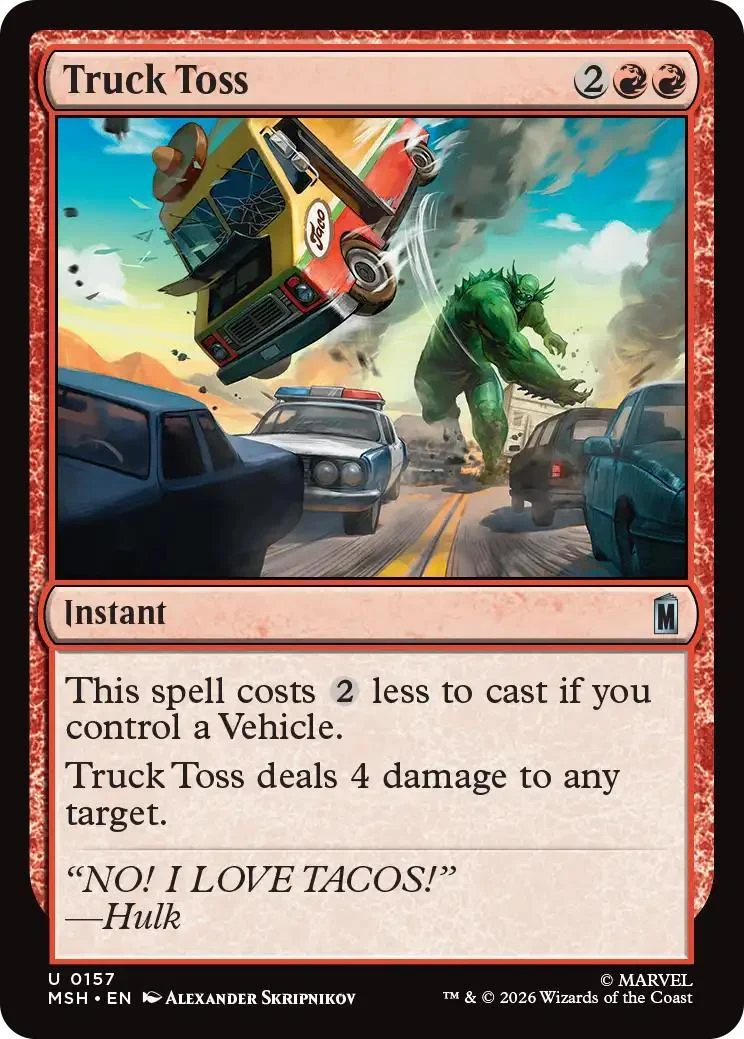 Truck Toss [157] [Marvel Super Heroes] [Non-Foil]
