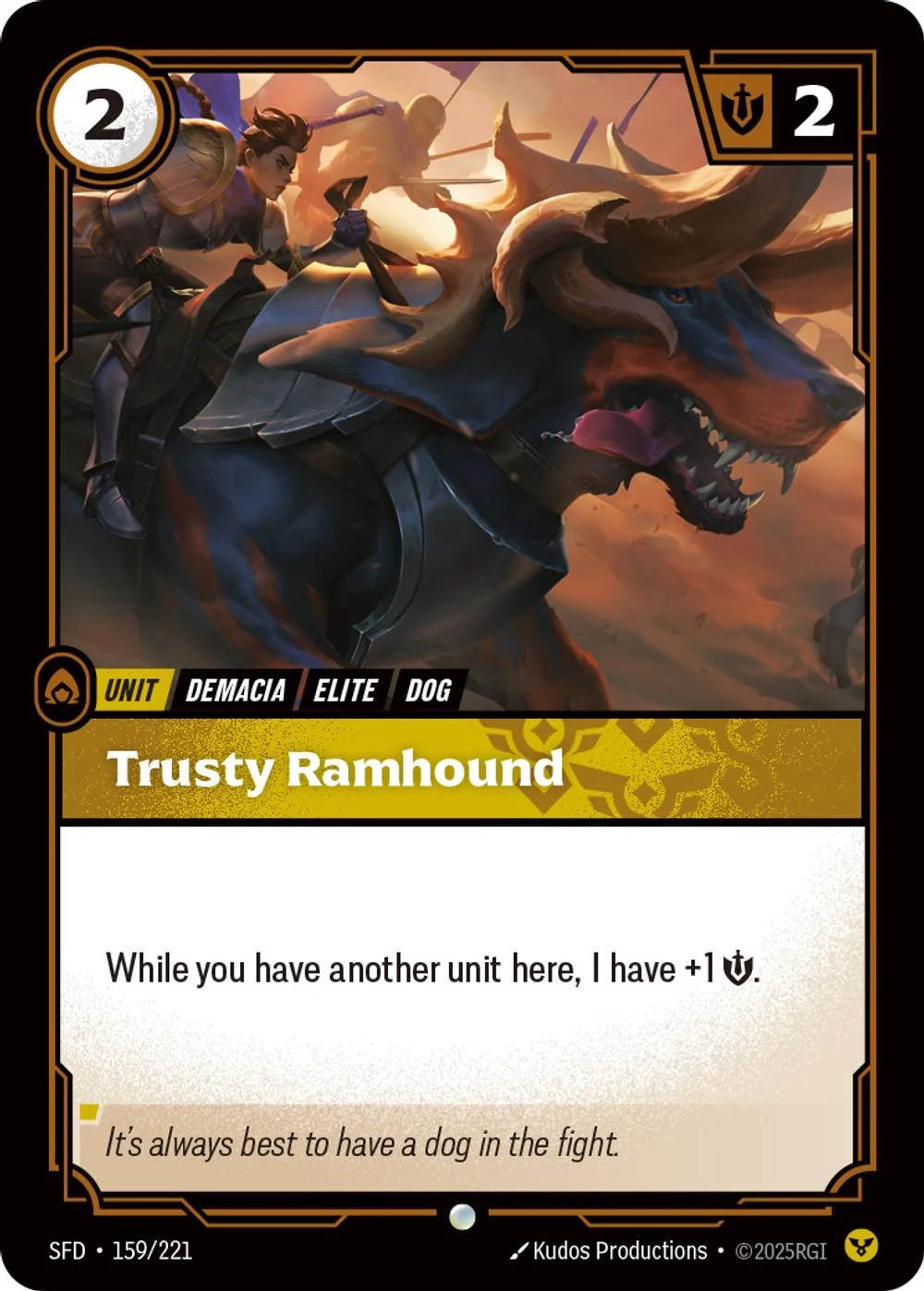 Trusty Ramhound - 159/221 [Spiritforged] [Non-Foil]