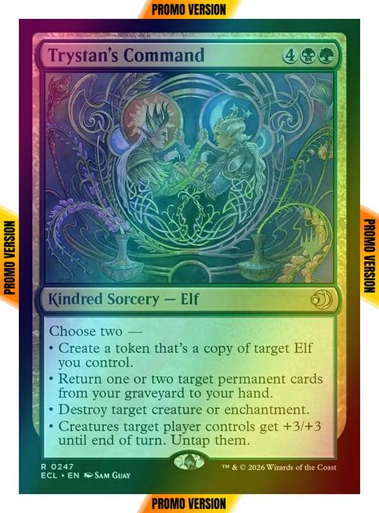Trystan's Command [247p] [Promo Pack] [Lorwyn Eclipsed: Promos] [Foil]