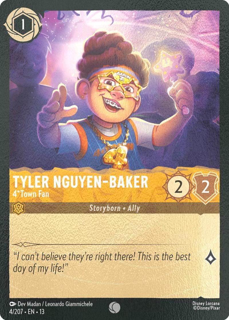 Tyler Nguyen-Baker - 4*Town Fan - 4/204 [Attack of the Vine!] [Cold Foil]