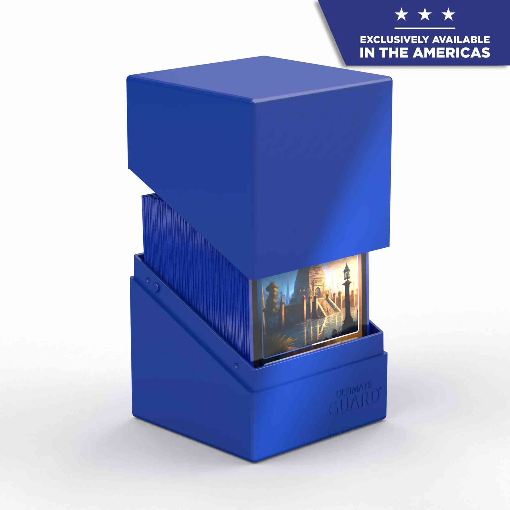 Ultimate Guard Solid Boulder Deck Case - 100+ - Blue - Image 2