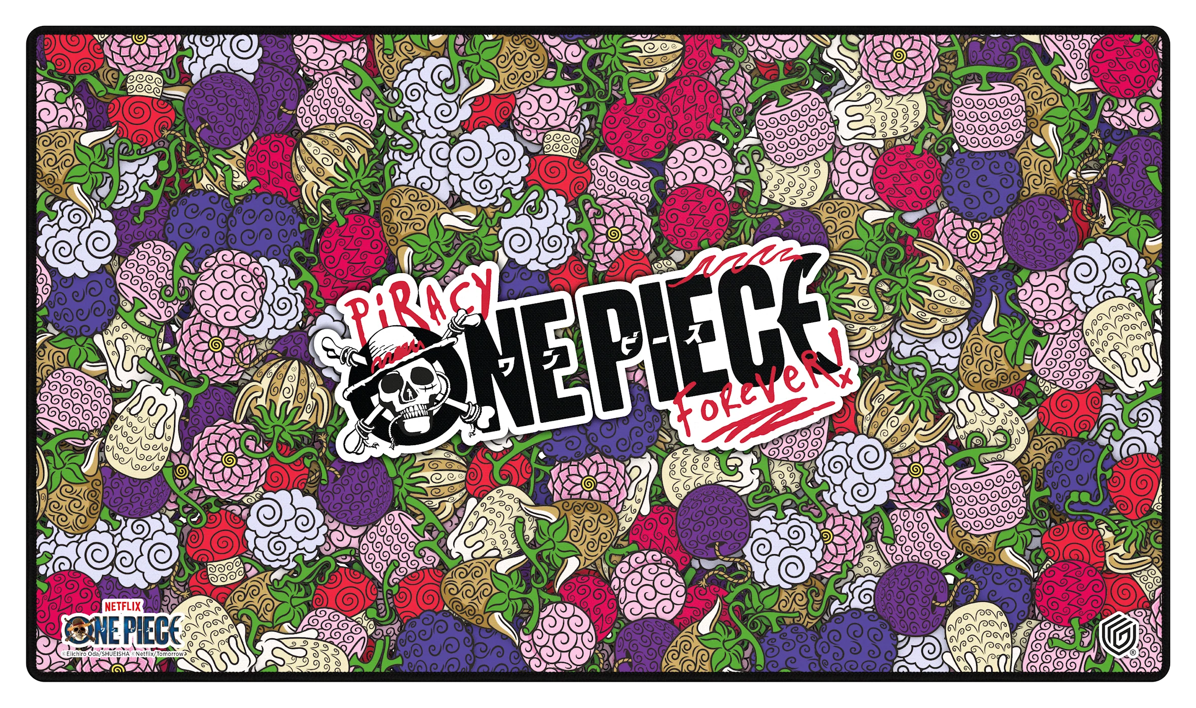 Ultimate Guard Stitched Playmat - One Piece- Devil Fruit Pattern