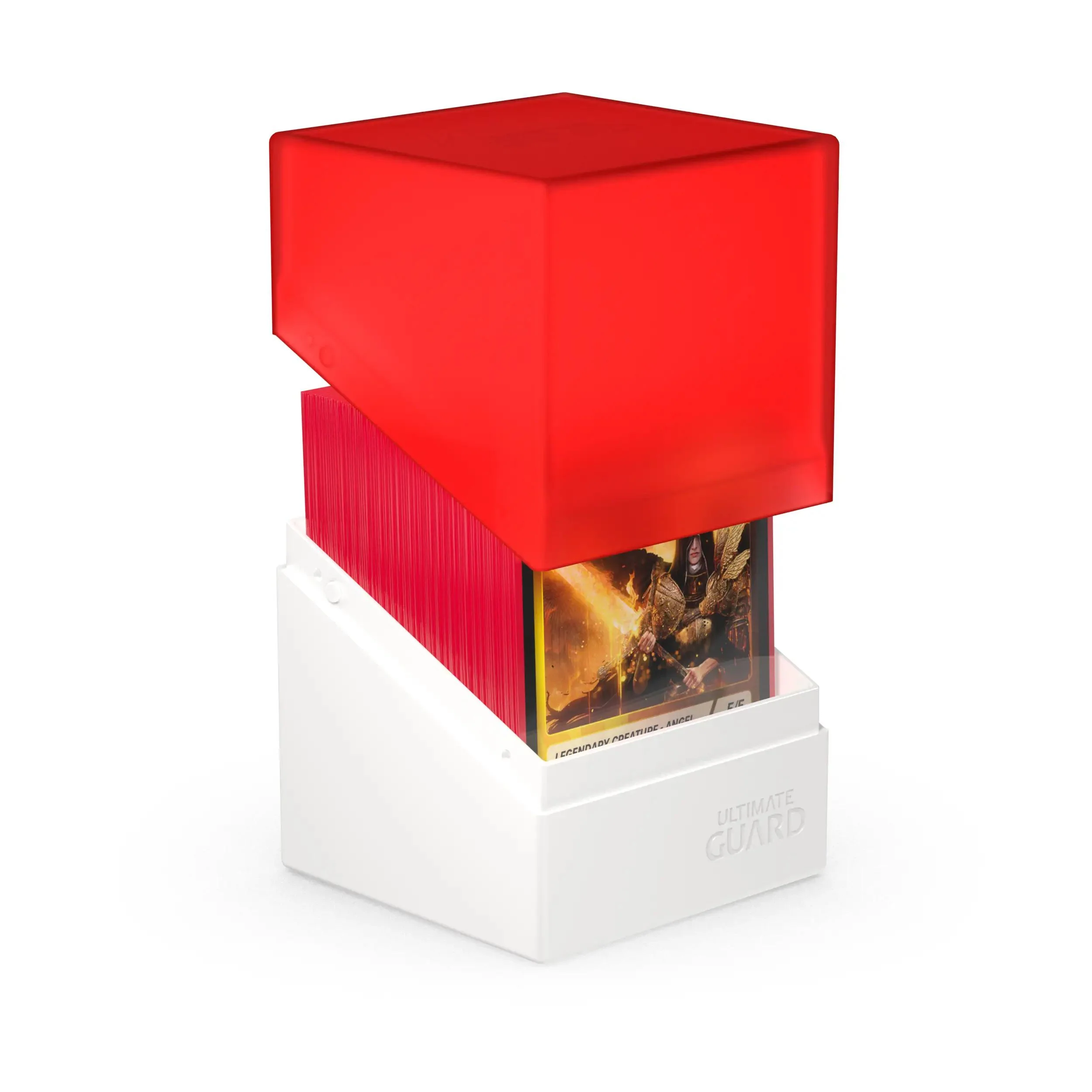 Ultimate Guard Synergy Boulder Deck Case - 100+ - Red/White - Image 2