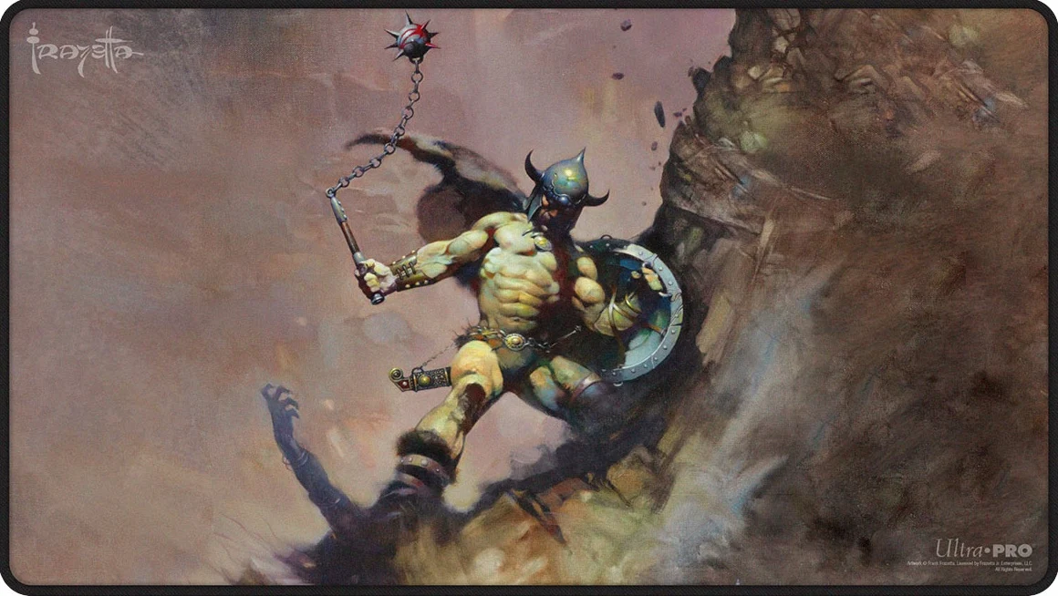 Ultra Pro Playmat - Frank Frazetta - Warrior with Ball and Chain