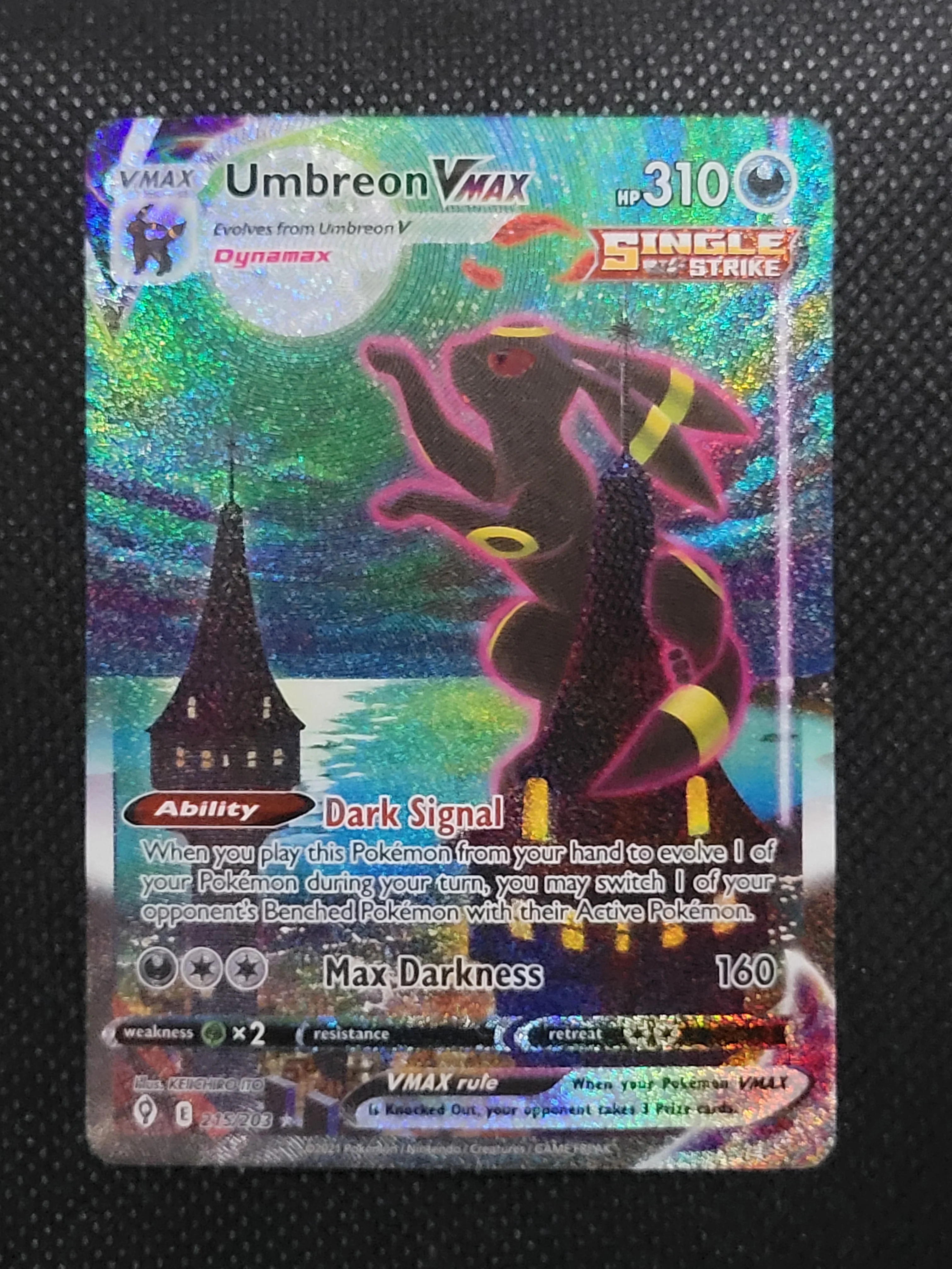 Umbreon VMAX — Rare Rainbow — ID 17575 - Image 3