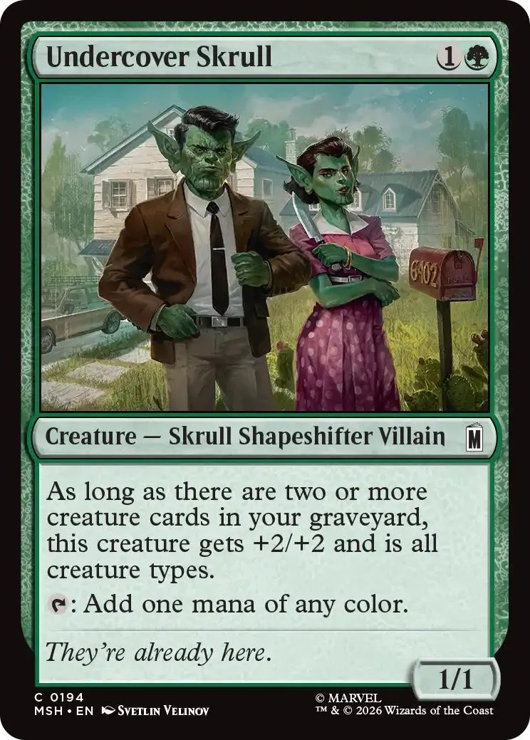 Undercover Skrull [194] [Marvel Super Heroes] [Non-Foil]