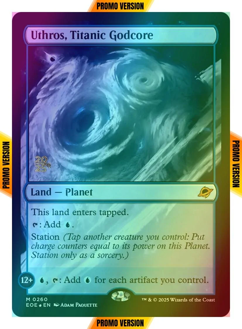 Uthros, Titanic Godcore [260s] [Prerelease] [Edge of Eternities: Promos] [Foil]