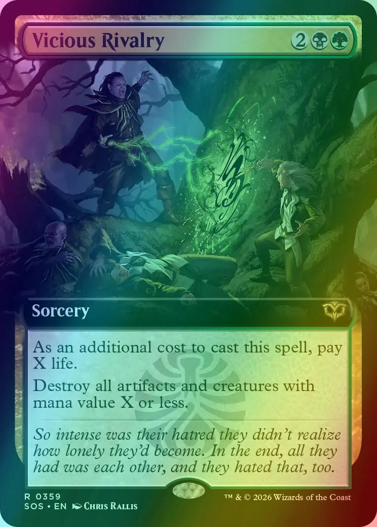 Vicious Rivalry [359] [Extended Art] [Secrets of Strixhaven] [Foil]
