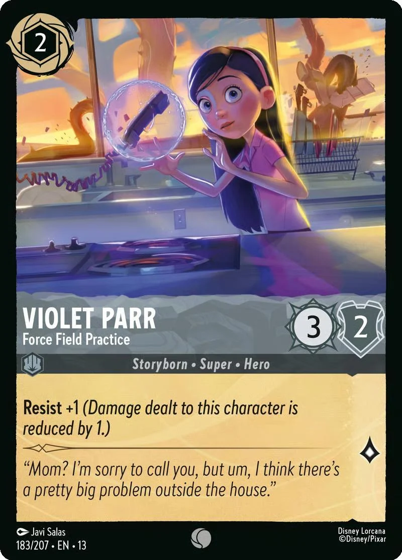 Violet Parr - Force Field Practice - 183/204 [Attack of the Vine!] [Non-Foil]