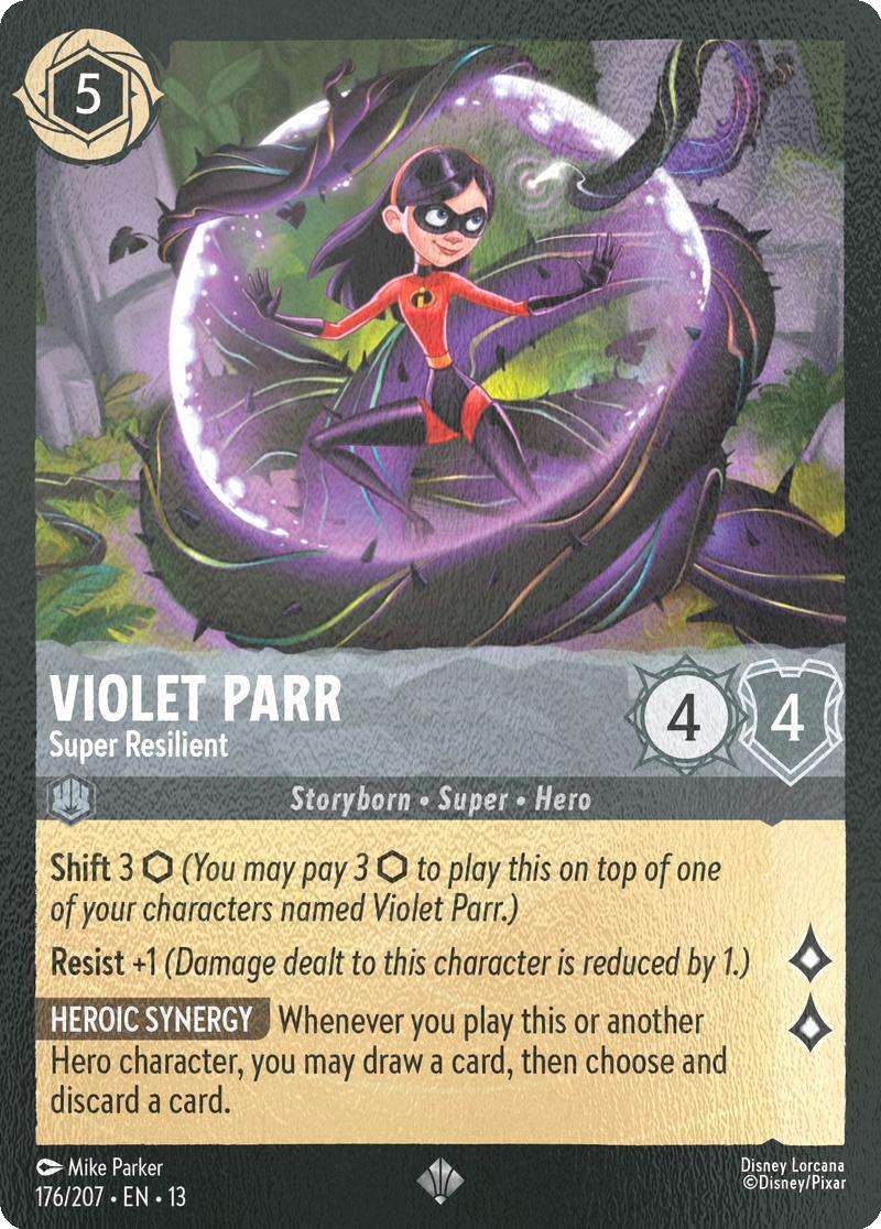 Violet Parr - Super Resilient - 176/204 [Attack of the Vine!] [Cold Foil]