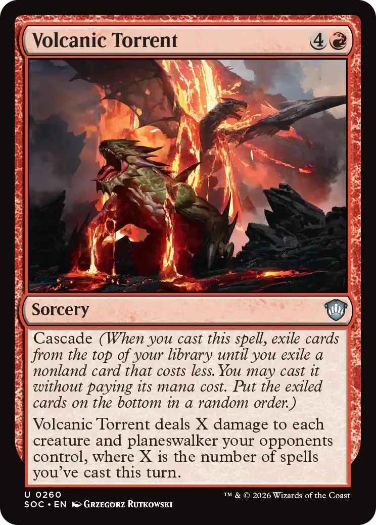Volcanic Torrent [260] [Secrets of Strixhaven: Commander] [Non-Foil]