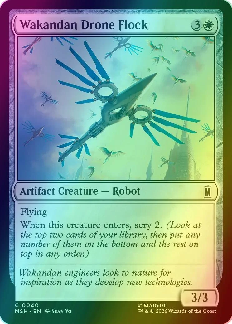 Wakandan Drone Flock [40] [Marvel Super Heroes] [Foil]