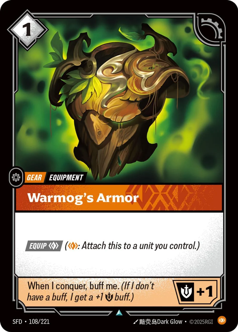 Warmog's Armor - 108/221 [Spiritforged] [Non-Foil]