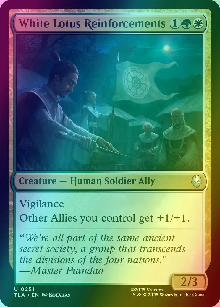 White Lotus Reinforcements [251] [Avatar: The Last Airbender] [Foil]