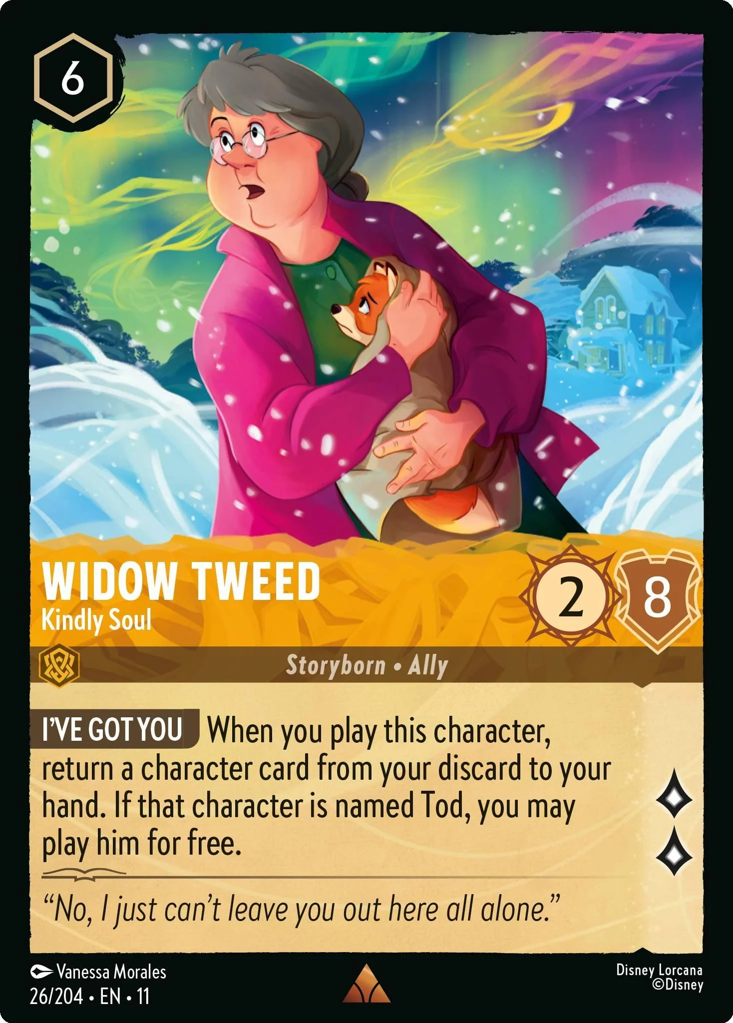 Widow Tweed - Kindly Soul - 26/204 [Winterspell] [Non-Foil]