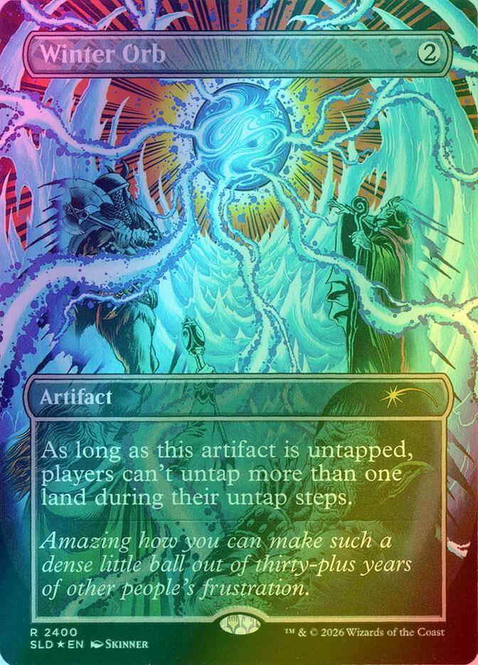 Winter Orb [2400] [Borderless] [So Salty] [Secret Lair Drop] [Foil]