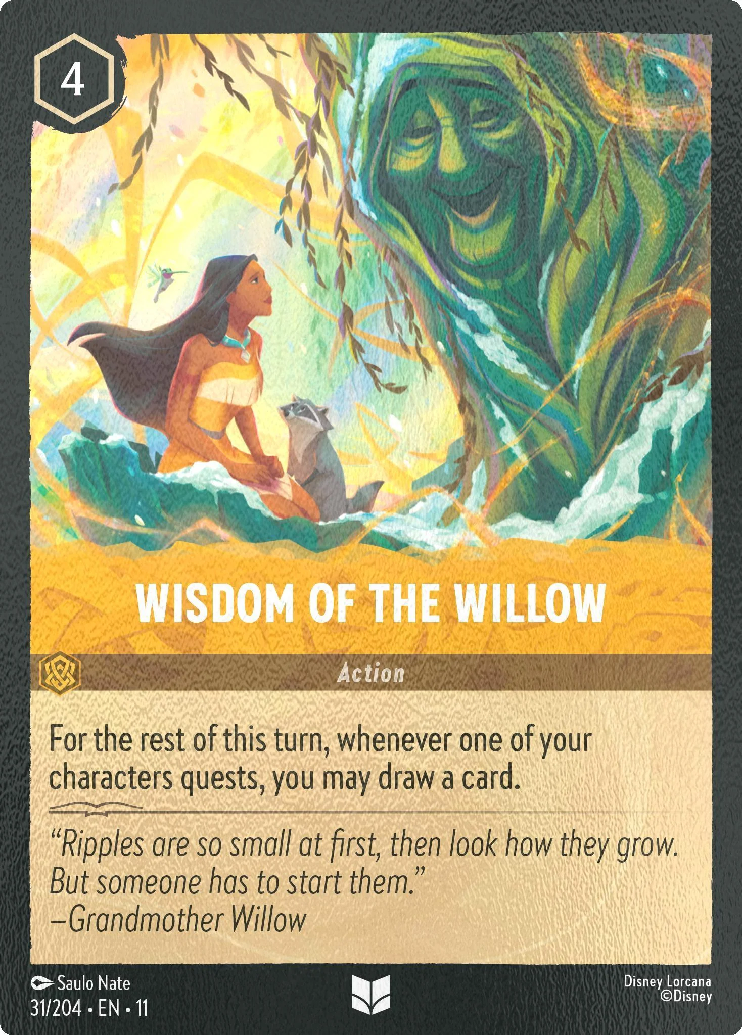 Wisdom of the Willow - 31/204 [Winterspell] [Cold Foil]