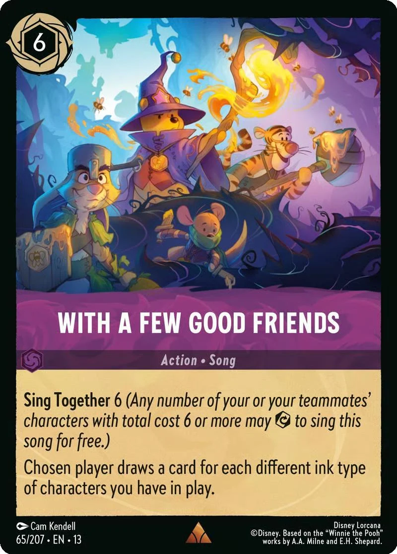 With a Few Good Friends - 65/204 [Attack of the Vine!] [Non-Foil]