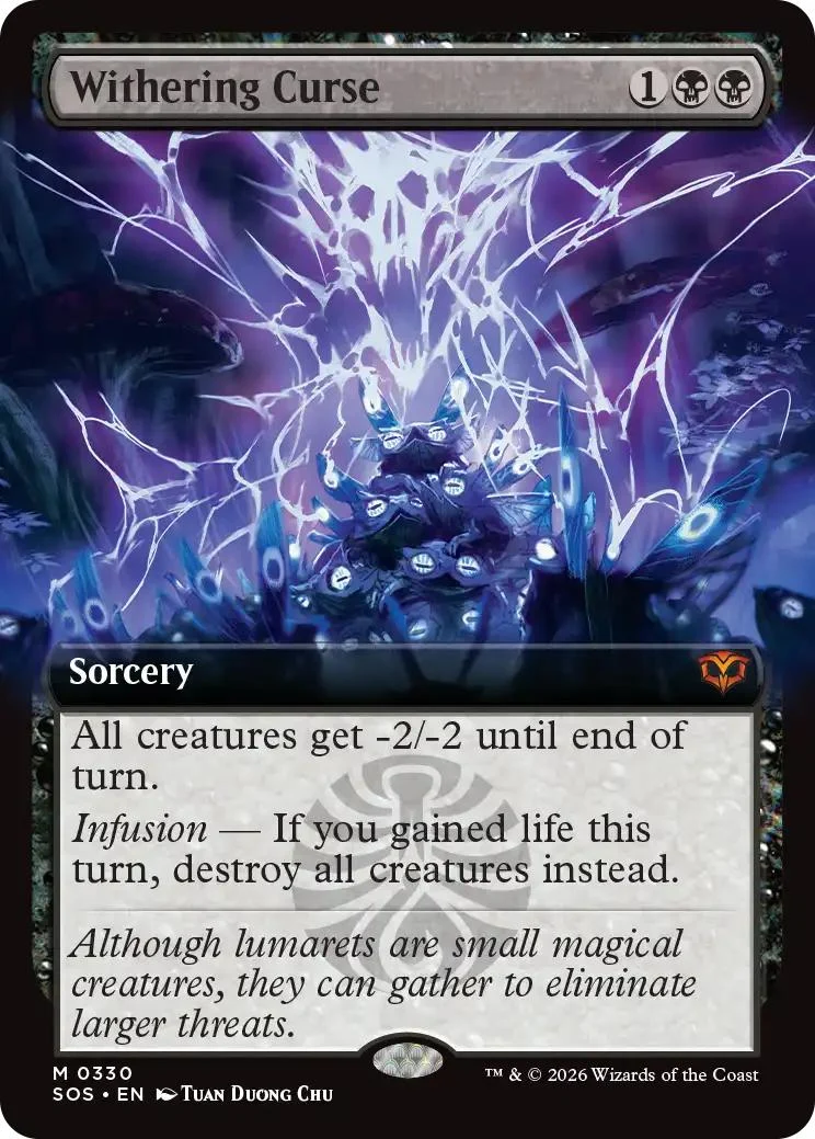 Withering Curse [330] [Extended Art] [Secrets of Strixhaven] [Non-Foil]