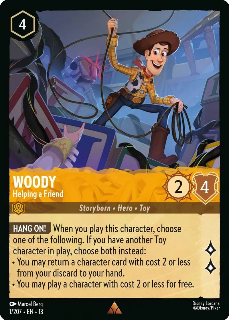 Woody - Helping a Friend - 1/204 [Attack of the Vine!] [Non-Foil]