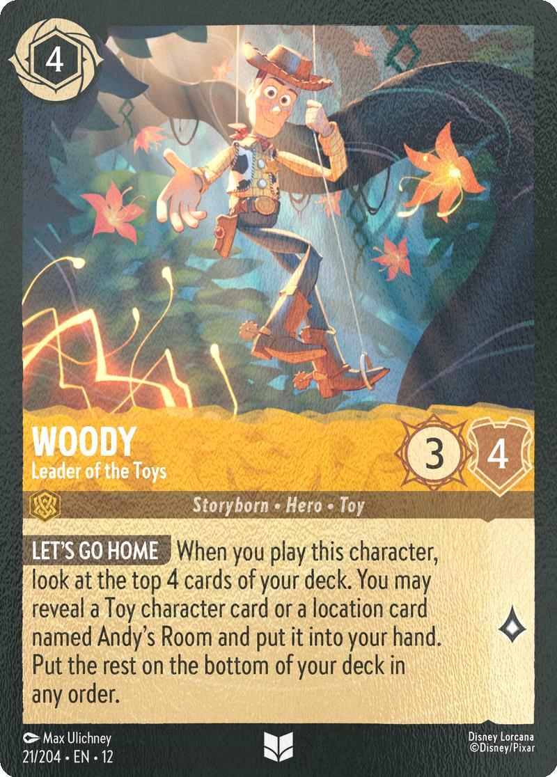 Woody - Leader of the Toys - 21/204 [Wilds Unknown] [Cold Foil]