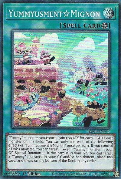 YummyusmentAcroquey - RA05-EN073 - Super Rare - 1st Edition