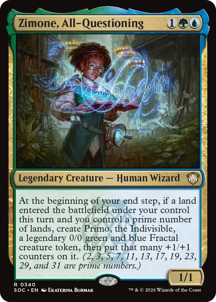 Zimone, All-Questioning [340] [Secrets of Strixhaven: Commander] [Non-Foil]