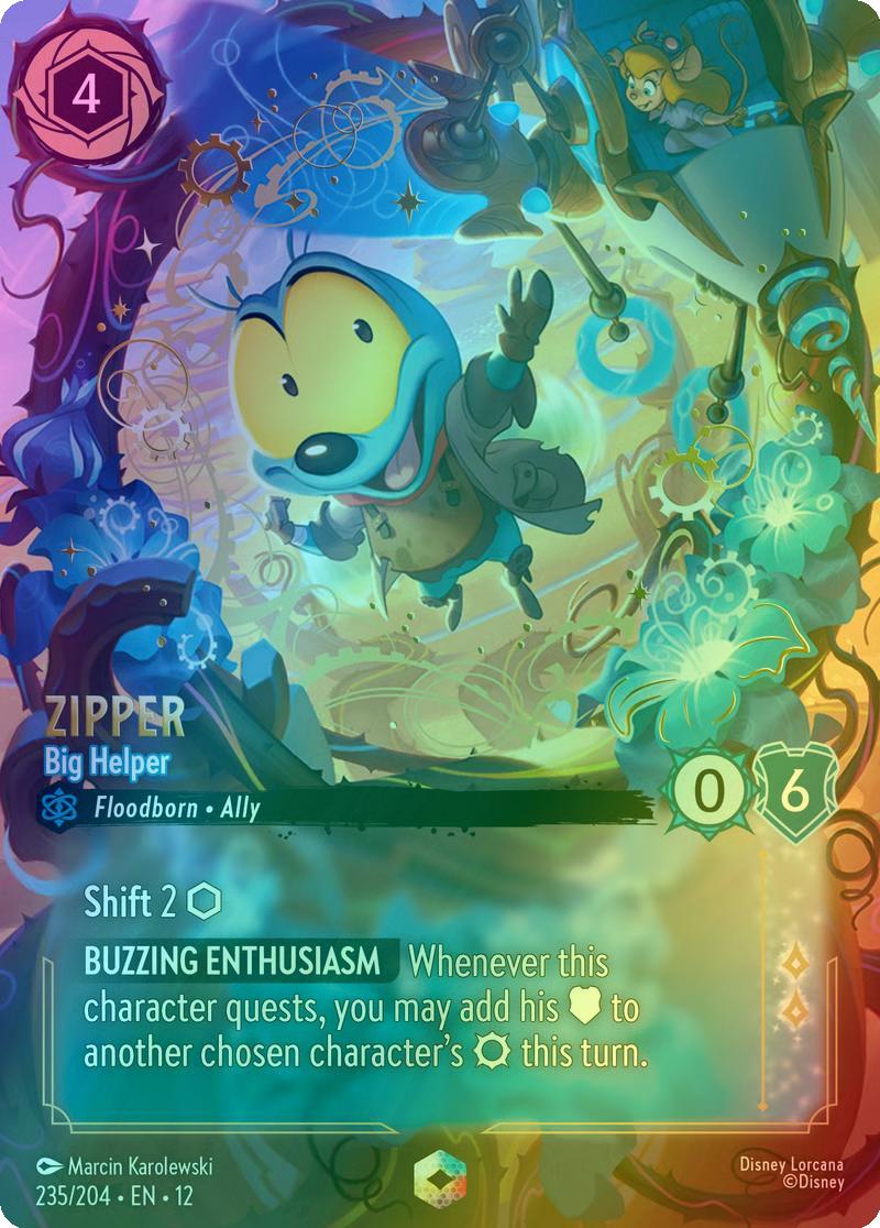 Zipper - Big Helper (Enchanted) - 235/204 [Wilds Unknown] [Holofoil]