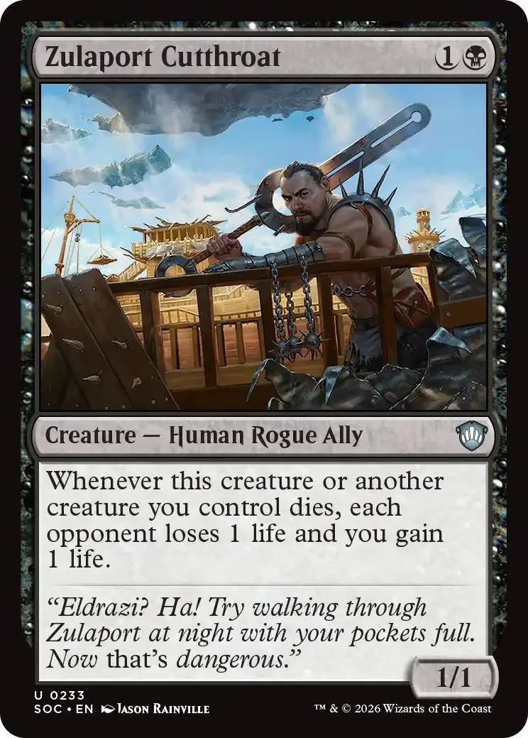 Zulaport Cutthroat [233] [Secrets of Strixhaven: Commander] [Non-Foil]